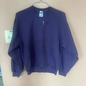 Medium vintage purple JERZEES NUBLEND NWT